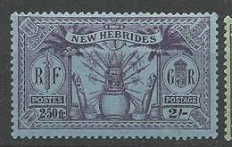 NOUVELLE HEBRIDE N° 98 NEUF* INFIME TRACE DE CHARNIERE TB / MH - Unused Stamps