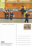 Onu, United Nations, Nations Unies,  New York, Entier Postal 2003 Neuf, This Is The United Nations, Dessin D'enfant - Covers & Documents