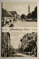 (10/7/31) AK "Plattling/Isar" Mehrbildkarte Mit 2 Ansichten - Plattling