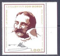 2018. Georgia, Poet Ilya Chavchavadze, 1v, Mint/** - Georgia