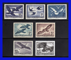 1950 - 53 - Austria - Scott. C 54 / C 60 ** - MNH - AU-234 - 02 - Gran Lujo - Ungebraucht