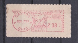 USA 1949 ATM DAYTON PRAGMA FRAMA AUTOMATIC  STAMPS AUTOMATPORTO AUTOMATENMARKEN AUTOMAT MÄRKE - Vorausentwertungen