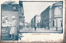 Rare Cpa Alexandrie Rue Rosette - Alejandría