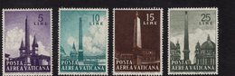 681825286 VATICAN 1959 POSTFRIS MINT NEVER HINGED POSTFRISCH EINWANDFREI SCOTT C35 C44 OBELISK OF ST JOHN LATERAN - Neufs