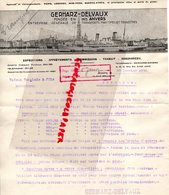 BELGIQUE- ANVERS- LETTRE GERHARZ DELVAUX-ENTREPRISE GENERALE TRANSPORTS MARITIMES TERRESTRES-1936-DANGLADE BORDEAUX - Transports