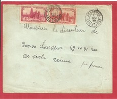 Y&T N°116+118  AGBOVILLE  Vers  FRANCE 1938 2 SCANS - Lettres & Documents