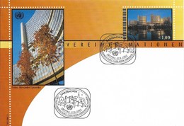 Onu,united Nations, Nations Unies, Bureau De Vienne , Entier Postal 2002 , Env Fdc, 1.09 Euro, Paysage - Briefe U. Dokumente
