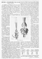 BRULEUR à INCANDESCENSE Par Le GAZ Systeme SAINT-PAUL  1900 - Autres & Non Classés