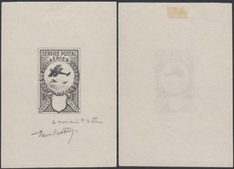 FRANCE 1923 ESSAIS Vignette Service Postal Signe (DD) DC-1102 - Artist Proofs