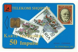 Albania - Tessera Telefonica Da 50 Units T582 TELEKOMI - Sellos & Monedas