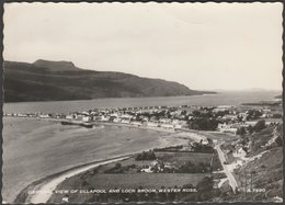 General View Of Ullapool And Loch Broom, Wester Ross, Sutherland, C.1950s - J B White RP Postcard - Sutherland