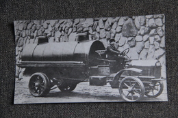 Photographie - OIL COMPANY Of NEW YORK , White Five Ton Truck Of Yesteryear - Cars