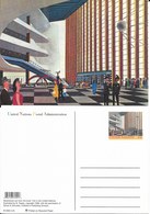 Onu,united Nations, New York , Entier Postal  2003, Carte Neuve, This Is The United Nations Illustration, Hall D'accueil - Briefe U. Dokumente