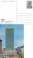 Onu,united Nations, New York , Entier Postal  2003, Carte Neuve, This Is The United Nations Illustration, Tour Onu - Lettres & Documents