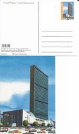 Onu,united Nations, New York ,entier Postal  2003  Neuf, This Is The United Nations Illustration, Tour, Voitures - Covers & Documents