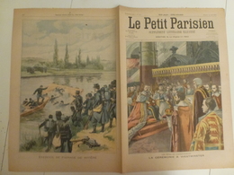 Journal Le Petit Parisien 24 Août 1902 Couronnement Westminster Militaire Passage Rivière Chasseurs à Pied Villepart 707 - Le Petit Parisien
