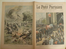 Journal Le Petit Parisien 10 Août 1902 Obsèques Accident Camp De Satory Versailles Yvelines - Le Petit Parisien