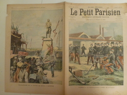 Journal Le Petit Parisien 3 Août 1902 704 Accident Manufacture D'Armes De Puteaux Quiberon Statue Hoche Inauguration - Le Petit Parisien