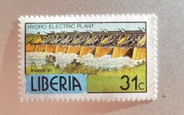 LIBERIA Barrage, HYDRO ELECTRIC PLANT.  Eau, Electricité, 1 Valeur Emise En 1980. ** MNH - Altri & Non Classificati