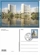 Onu,united Nations, Nations Unies, Bureau De Vienne , Entier Postal 2003 , Carte Fdc, Centre International De Vienne - Briefe U. Dokumente