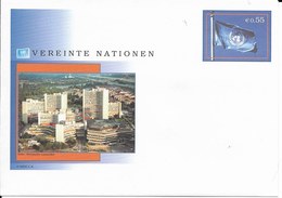 Onu,united Nations, Nations Unies, Bureau De Vienne , Entier Postal 2004 , Env Neuve, Drapeau - Briefe U. Dokumente