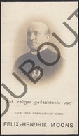 Delcampe - Doodsprentje Pater/Frère Felix-Hendrik Moons °1869 Diest Wezembeek / Perk / Winksele Delle †1918 Fort Van Wilrijk (F106) - Todesanzeige