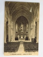 C.P.A. : 44 MESQUER Intérieur De L'Eglise - Mesquer Quimiac