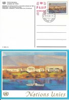 Onu,united Nations, Nations Unies,office De Genève, Entier Postal 2004 Surcharge, Carte Fdc, Bateau - Covers & Documents