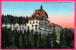 Semmering 1000m Seehöhe. - Südbahnhotel - Hôtel Gare Sud - Verlag ZIMARA Sohn - Colorisée - Semmering