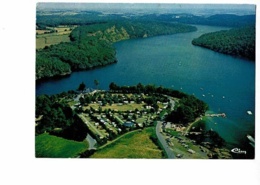 Caurel - Le Lac De Guerledan Et La Pointe De Beaurivage - Vue Aérienne (camping, Plage, Port) Circ Sans Date, Ss Envelop - Caurel