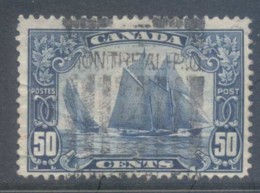 Canada 1928-29 KGV Pictorials 50c Schooner, Bluenose, (tear, Spacefiller) FU - Other & Unclassified