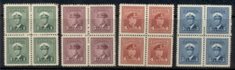 Canada 1942-43 KGVI 1,3,4,5c (faults) Blk4 MLH/MUH - Other & Unclassified