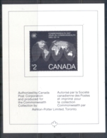 Canada 1983 Commonwealth Day Black Print MS - Sonstige & Ohne Zuordnung
