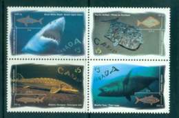 Canada 1997 Salt Water Fish Blk 4 MUH Lot46017 - Autres & Non Classés