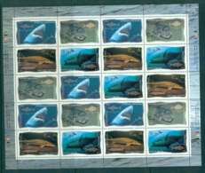 Canada 1997 Salt Water Fish Pane 20  MUH Lot46005 - Andere & Zonder Classificatie