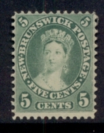 New Brunswick 1860-63 Victoria 5c MUH - Usati