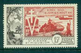 St Pierre & Miquelon 1954 Liberation MLH Lot49802 - Sin Clasificación