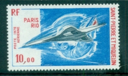 St Pierre & Miquelon 1976 Concorde MUH - Zonder Classificatie