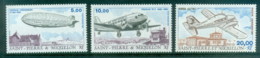 St Pierre & Miquelon 1988-89 Aircraft MUH - Non Classés