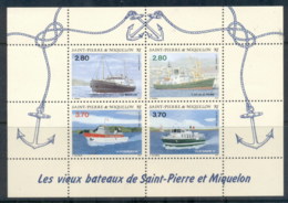 St Pierre Et Miquelon 1994 Old Ships MS MUH - Ohne Zuordnung