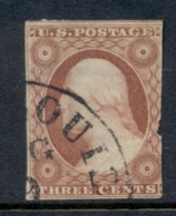 USA 1851-57 Sc#11 3c Washington FU - Other & Unclassified