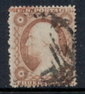 USA 1857-61 Sc#26 3c Washington FU - Andere & Zonder Classificatie