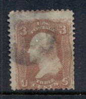 USA 1861-62 Sc#65 3c Washington FU - Altri & Non Classificati