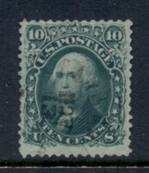 USA 1861-62 Sc#68 10c Washington FU - Sonstige & Ohne Zuordnung