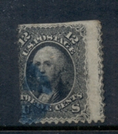 USA 1861-62 Sc#69 12c Washington Spacefiller FU - Sonstige & Ohne Zuordnung