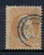USA 1861-62 Sc#71 30c Franklin FU - Altri & Non Classificati