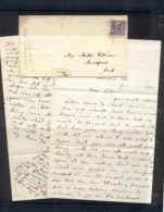 USA 1869 Cover, 3c Locomotive With Family Letter From Brother To Sisters - Autres & Non Classés