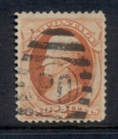 USA 1875-79 Sc#178 Or 183 2c Jackson Vermillion FU - Andere & Zonder Classificatie