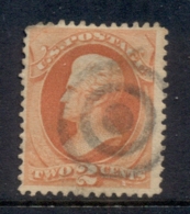 USA 1875-79 Sc#178 Or 183 2c Jackson Vermillion FU - Altri & Non Classificati