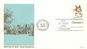 1971   Maple Leaf In Wnter   Official FDC     Sc 538 - 1971-1980